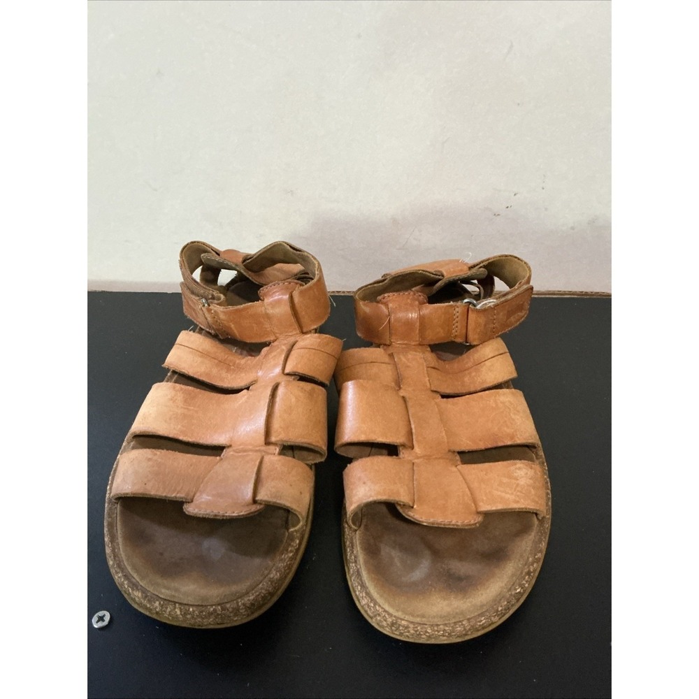 Camper Women's Brown Leather Sandals Size 39 (8)
